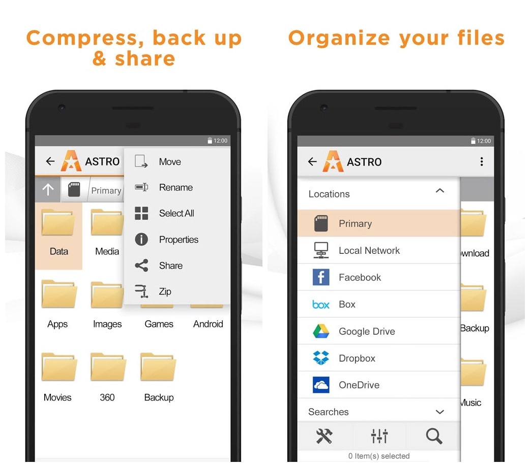 Astro file manager for android